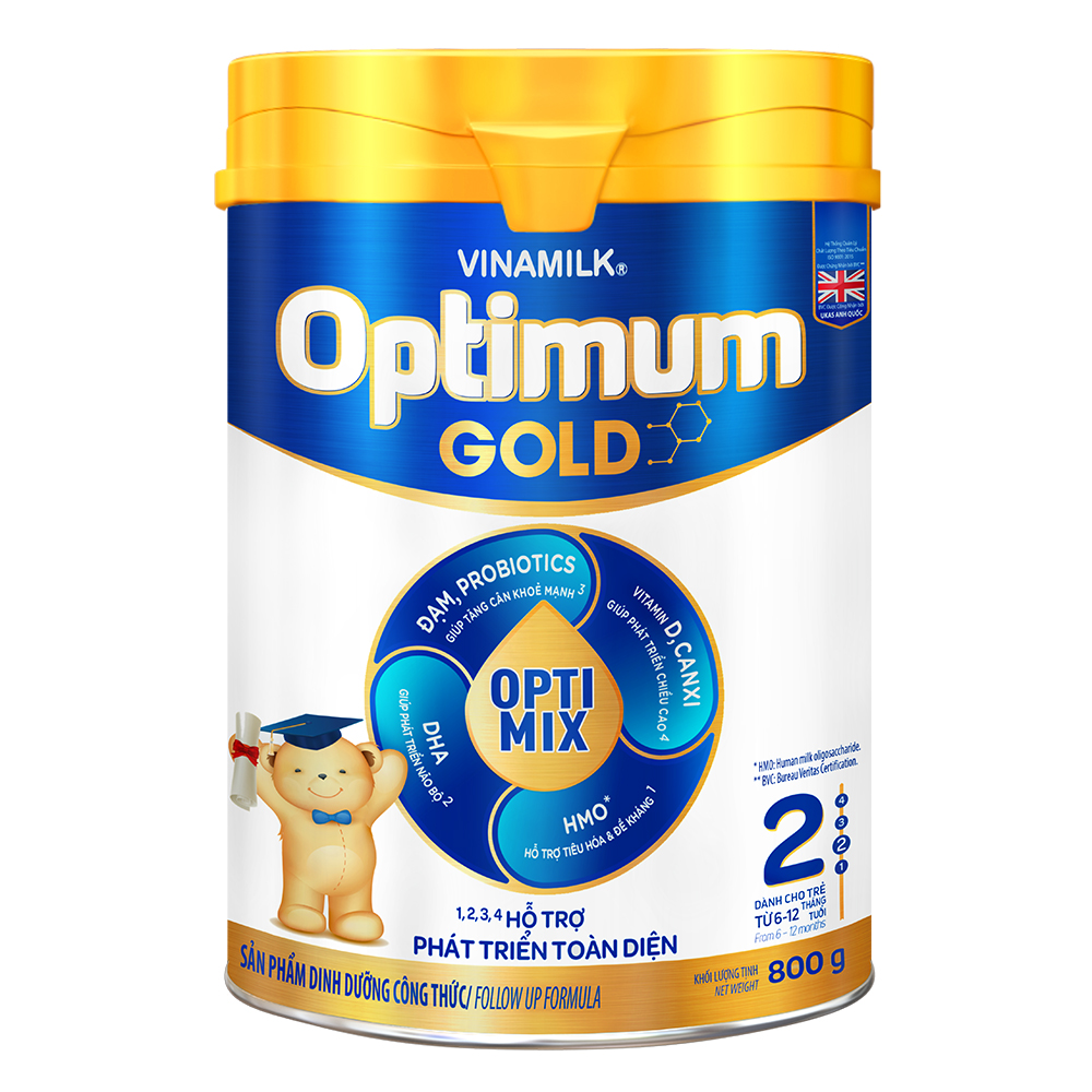 Sữa bột Optimum Gold 2 800g