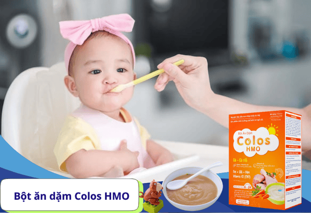 Bột ăn dặm Colos HMO Gà – Cà rốt 