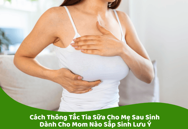 Cách Thông Tắc Tia Sữa Cho Mẹ Sau Sinh