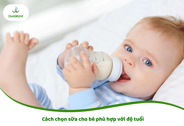 chọn sữa cho bé phù hợp với độ tuổi
