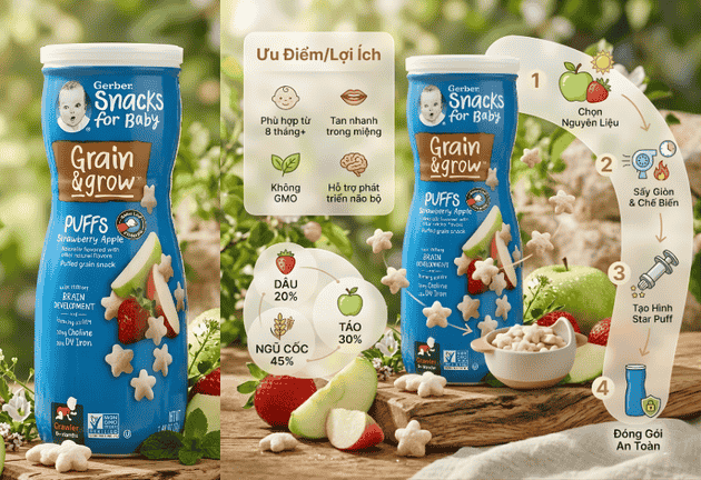 Có nên cho bé ăn bánh ăn dặm không