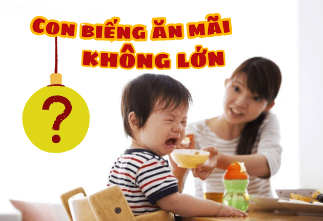 Con biếng ăn mãi không lớn