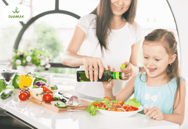 Dầu oliu cho bé ăn dặm