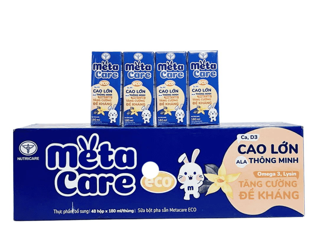 Sữa Metacare ECO pha sẵn xanh 180ml