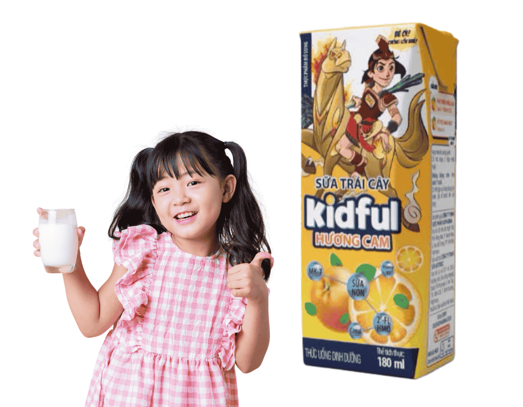 Sữa bột pha sẵn Kidful Cam