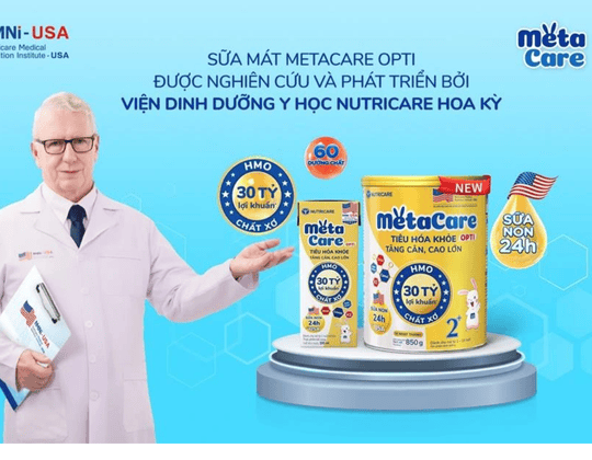 Điểm nổi bật của sữa pha sẵn Nutricare MetaCare Gold 