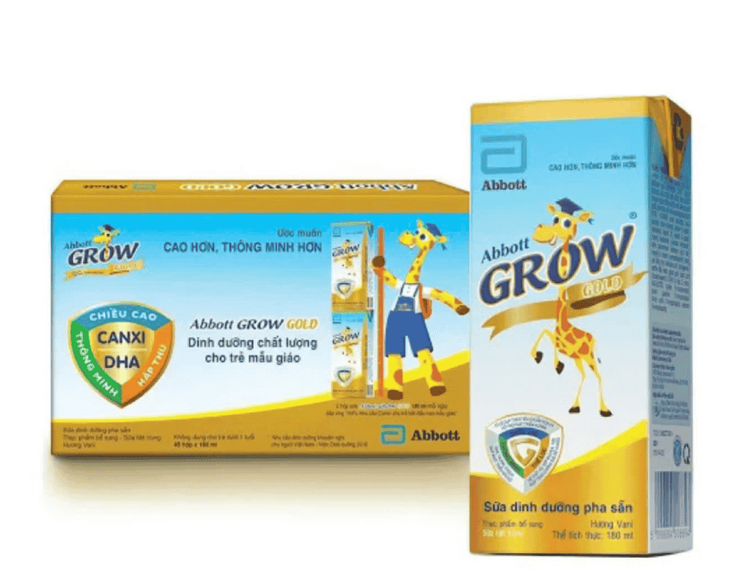 Sữa bột pha sẵn Abbott Grow Gold 180ml