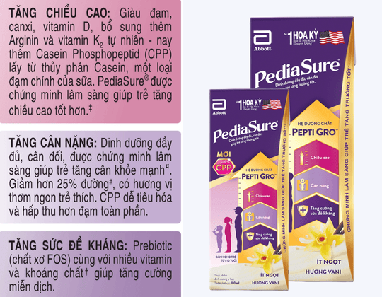 Sữa bột pha sẵn PediaSure