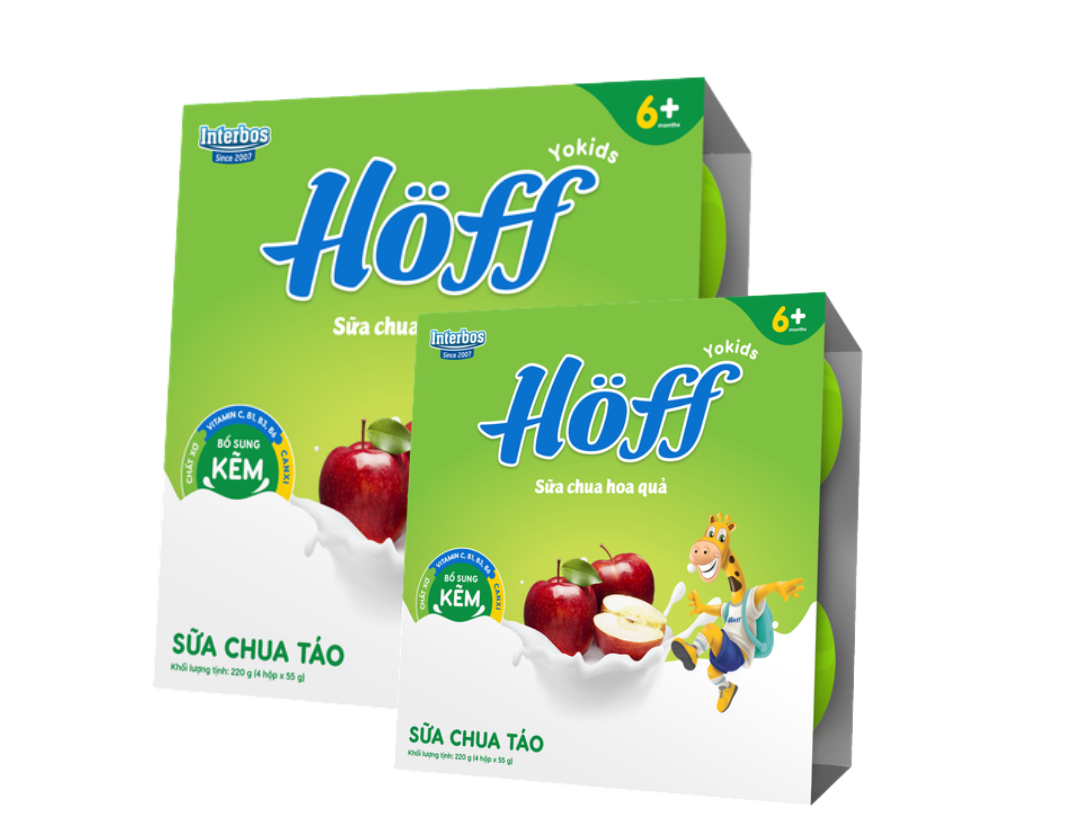 Sữa chua hoff vị táo