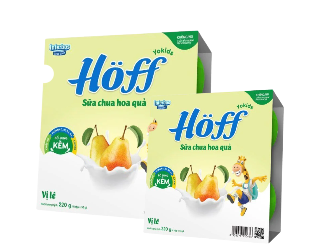 Sữa chua hoff vị lê