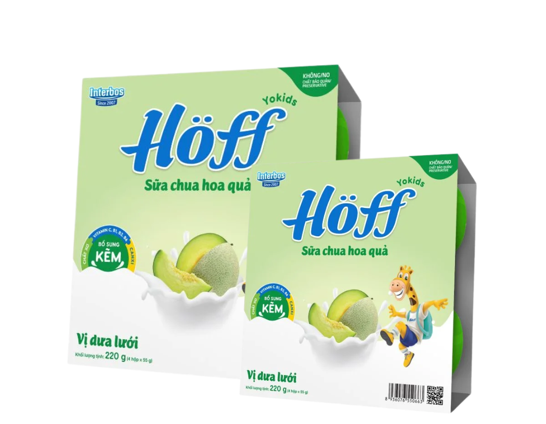 Sữa chua hoff vị dưa lưới