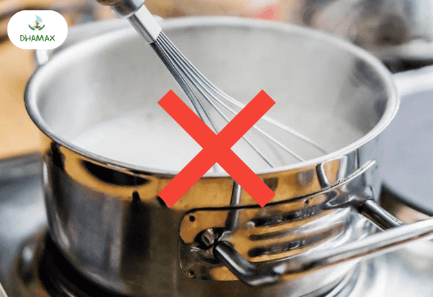 Hâm nóng lại sữa