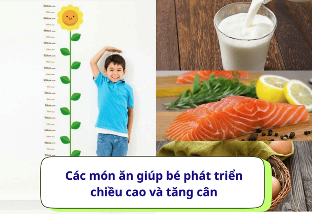 Gợi ý thực đơn hàng ngày giúp bé tăng cân, tăng chiều cao khoa học