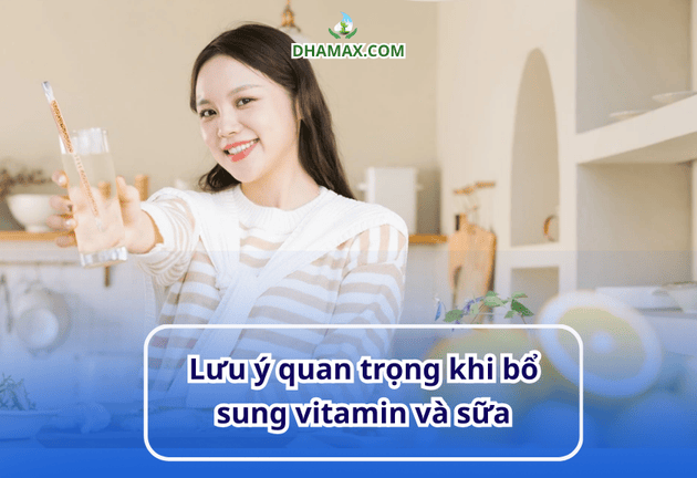 Lịch uống vitamin và sữa bổ sung trong thai kỳ