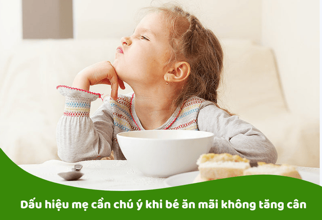 Nguyên Nhân Bé Ăn Mãi Không Tăng Cân