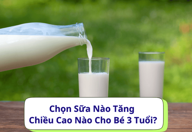 Review 4 Loại Sữa Tăng Chiều Cao Cho Bé 3 Tuổi 