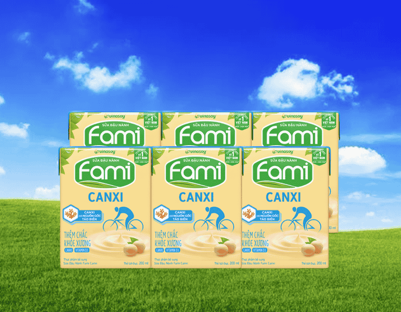 Sữa đậu nành Fami có đường
