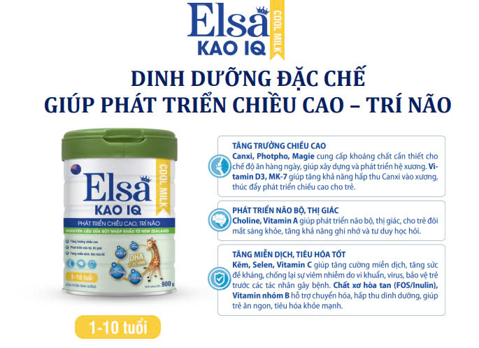 Sữa Bột Elsa Kao IQ