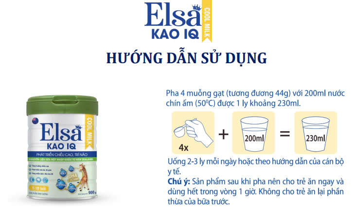 Sữa Bột Elsa Kao IQ