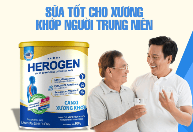 Sữa Xương Khớp Cho Người Trung Niên