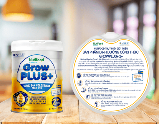 Sữa bột GrowPLUS+ Sữa Non Vàng 800g (Trẻ từ 2 tuổi)