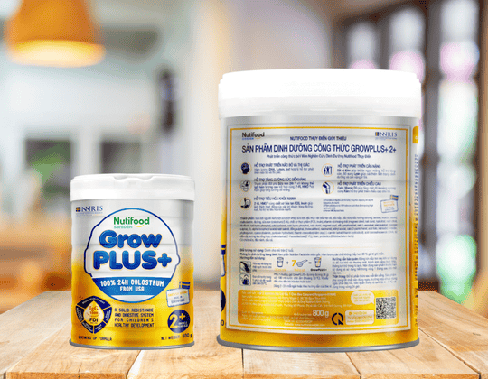 Sữa bột GrowPLUS+ Sữa Non Vàng 800g (Trẻ từ 2 tuổi)