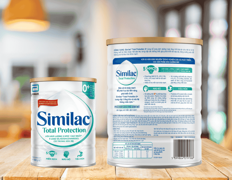 Sữa bột Similac Total Protection 0+ 800g