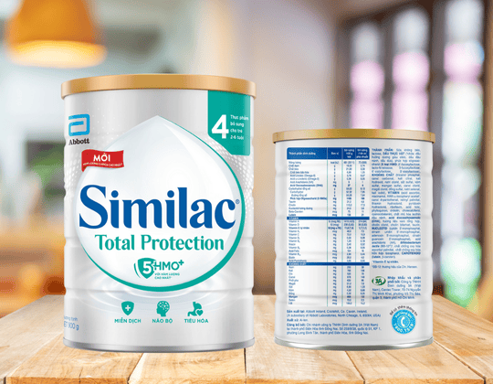 Sữa bột Similac Total Protection 4 900g (Từ 2-6 tuổi)