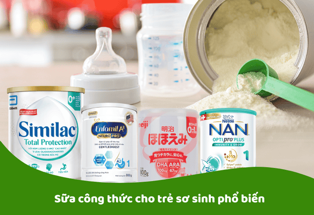 Sữa công thức cho trẻ sơ sinh