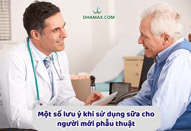 Top 3 loại sữa dành cho người mới phẫu thuật