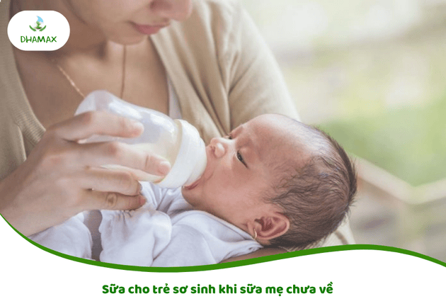 Sữa cho trẻ sơ sinh khi sữa mẹ chưa về