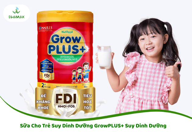 Sữa cho trẻ suy dinh dưỡng