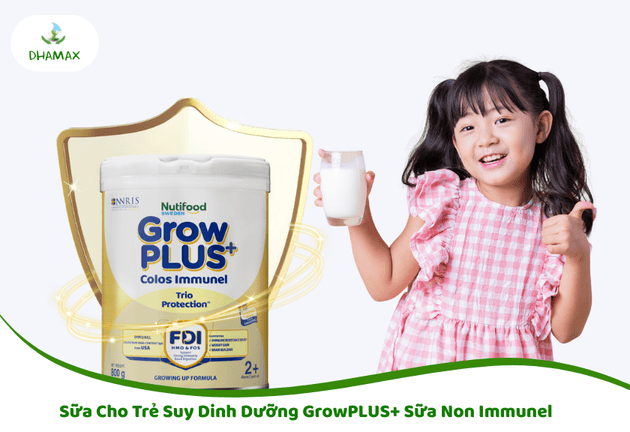 Sữa cho trẻ suy dinh dưỡng