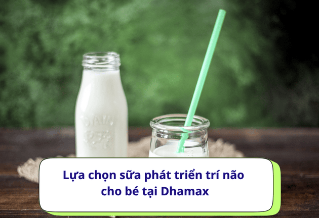 Sữa hỗ trợ bé phát triển trí não, giúp trẻ thông minh hơn