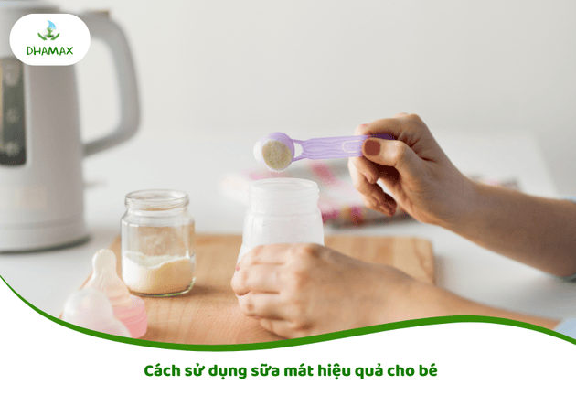 Sữa mát giúp trẻ hết táo bón