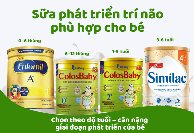Sữa phát triển trí não 