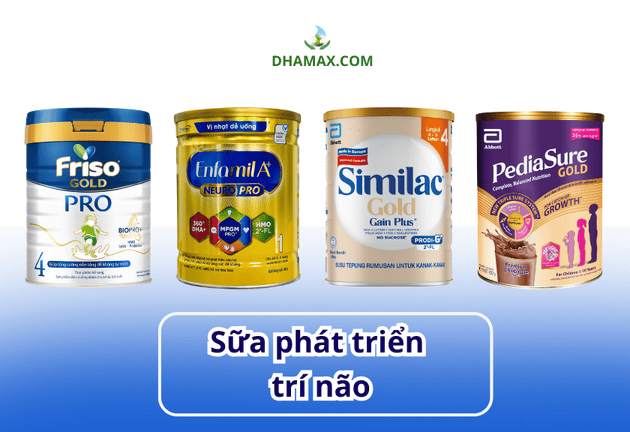 So sánh các loại sữa phát triển chiều cao và sữa phát triển trí não