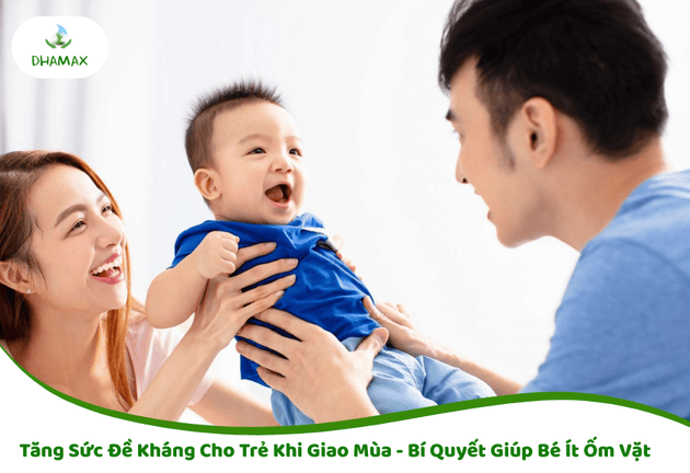 Tăng sức đề kháng cho trẻ khi giao mùa hiệu quả