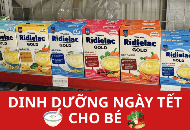 Thực đơn ngày Tết cho bé