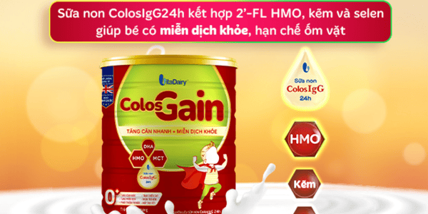 Sữa bột Colos Gain 0+ 800g