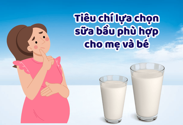  Top 3 loại sữa bầu dễ uống, không gây táo bón