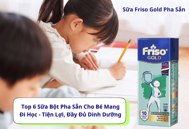 Top 6 Sữa Bột Pha Sẵn Cho Bé Mang Đi Học -  Tiện Lợi, Đầy Đủ Dinh Dưỡng