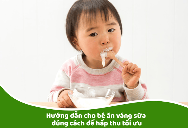 Trẻ ăn dặm có nên ăn váng sữa không