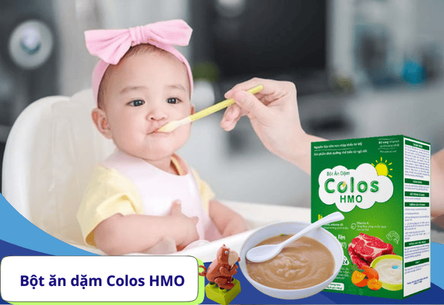 Trọn bộ đủ 5 vị Bột ăn dặm Colos HMO cho bé yêu