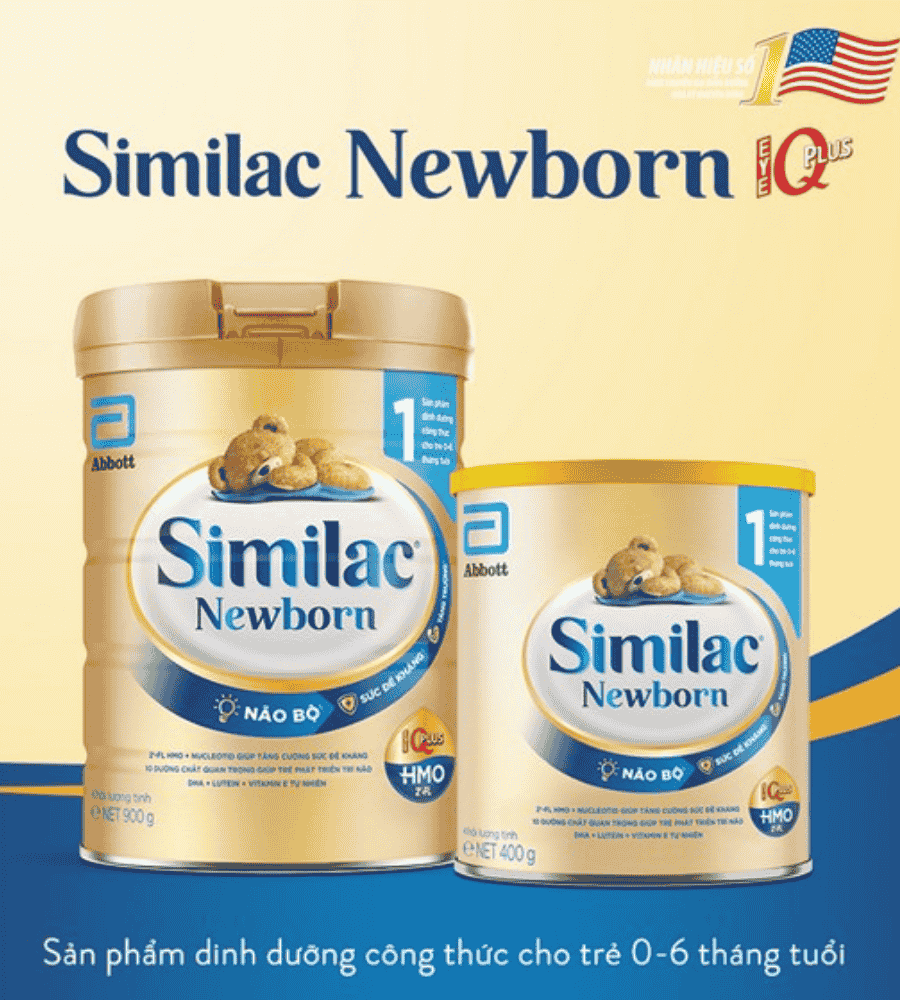 Sữa bột Similac Newborn Eye - Q HMO