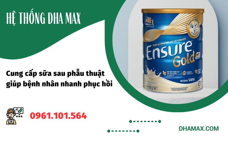 sữa phục hồi sau phẫu thuật