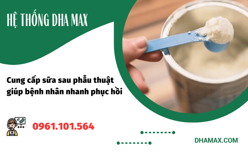 sữa phục hồi sau phẫu thuật