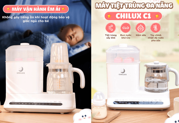 máy hâm sữa cho bé giá tốt 