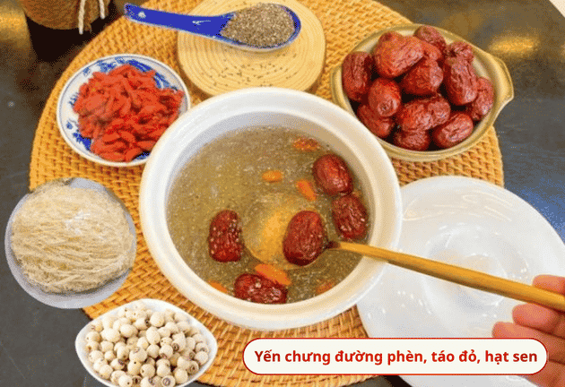 món ăn từ yến sào cho bà bầu