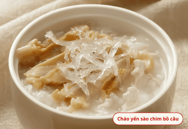 món ăn từ yến sào cho bà bầu